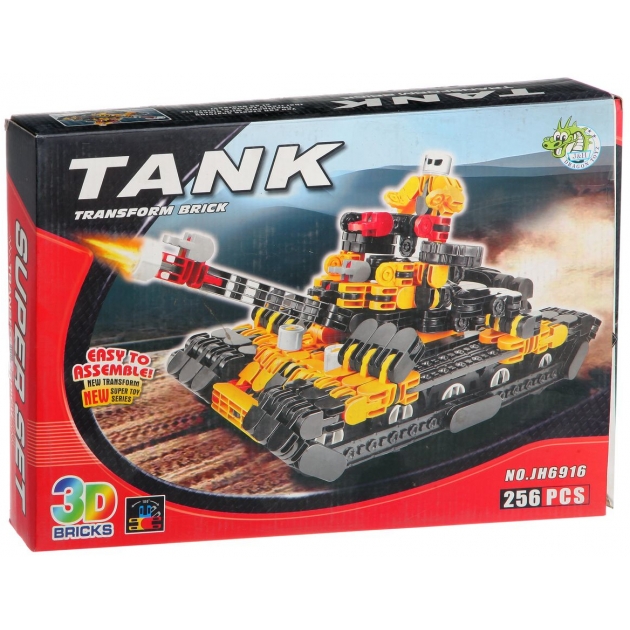 Конструктор tank страйп танк 256 деталей Dragon toys JH6916