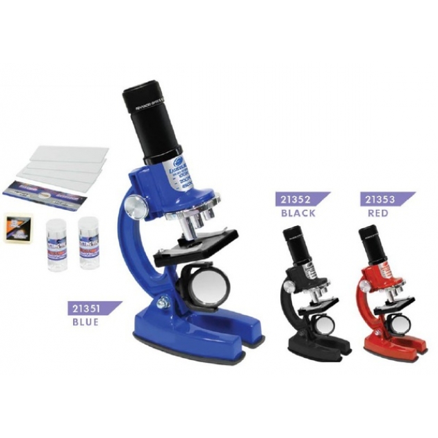 Микроскоп с опытами 23 предмета красный Eastcolight 21353