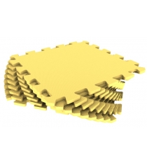 Мягкий пол универсальный желтый 30x30 см 9 деталей Eco cover 33МП/3005...