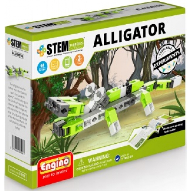 Конструктор sth12 stem heroes аллигатор Engino