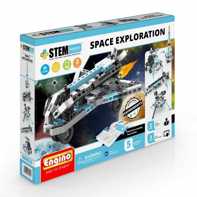 Stem heroes набор из 5 моделей освоение космоса Engino STH51