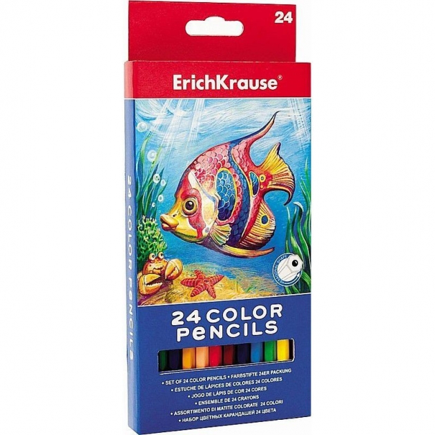 Цветные карандаши 24 цвета Erich Krause 32880