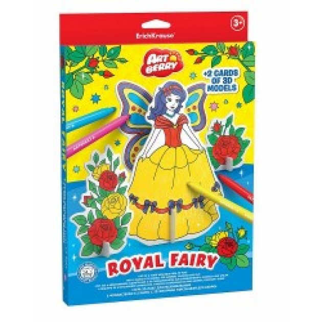 3d пазл для раскрашивания artberry royal fairy Erich Krause 37304EK-no