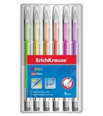 Набор гелевых ручек neon new 6 цветов Erich Krause 39000EK