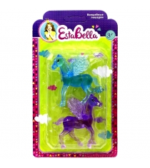 Игровой набор Волшебные лошадки голубая и фиолетовая EstaBella 62590