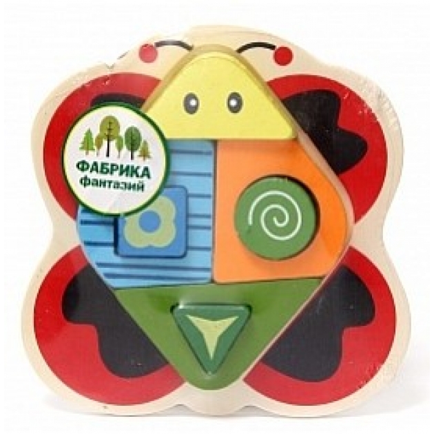 Деревянная игрушка сортер бабочка Фабрика фантазий 41770