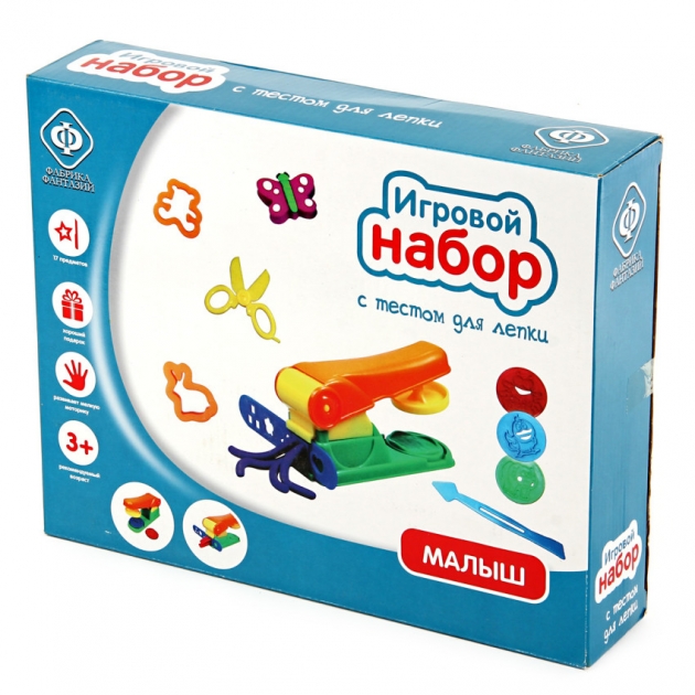 Игровой набор с тестом для лепки малыш Фабрика фантазий 120-59887