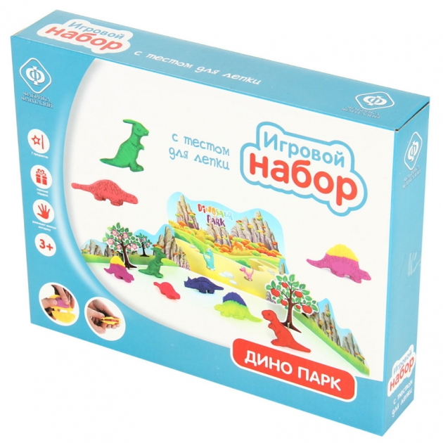 Игровой набор с тестом для лепки дино парк Фабрика фантазий 120-59560