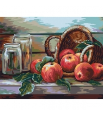 Рисование по номерам натюрморт с яблоками жанна когай Фабрика творчества B071