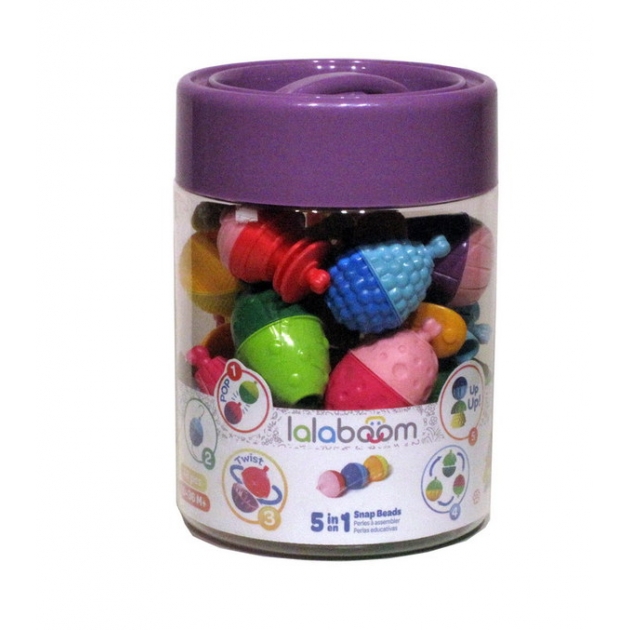 Игрушка развивающая 5 в 1 lalaboom 48 предметов Fat Brain Toys BL400