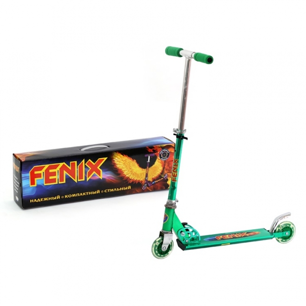 Двухколесный самокат светятся колеса Fenix CMS005
