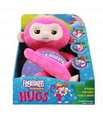 Мягкая игрушка Wowwee обезьянка обнимашка розовая 3532...