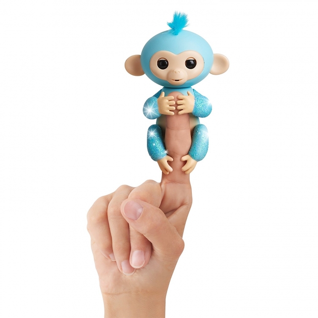 Fingerlings Обезьянка Амелия изумрудная 12 см 3761 интерактивная игрушка робот WowWee