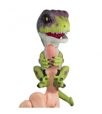 Fingerlings Динозавр Стелс зеленый с фиолетовым 12 см 3782 WowWee