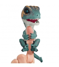Fingerlings Динозавр Фури темно-зеленый с бежевым 12 см 3783 WowWee