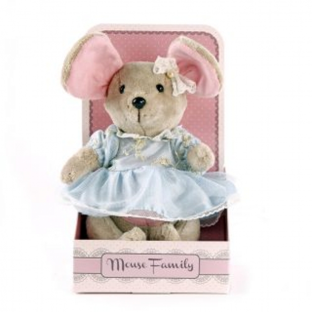 Мышка вaby mouse капелька в платье Fluffy Family 681209