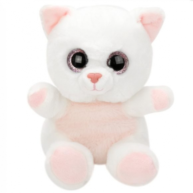 Мягкая игрушка крошка котенок 15 см белый Fluffy Family 681506