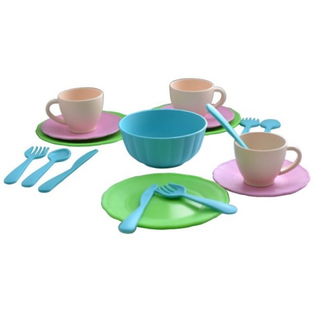 Набор посуды для чаепития подружки 18 предметов Форма С-145-Ф