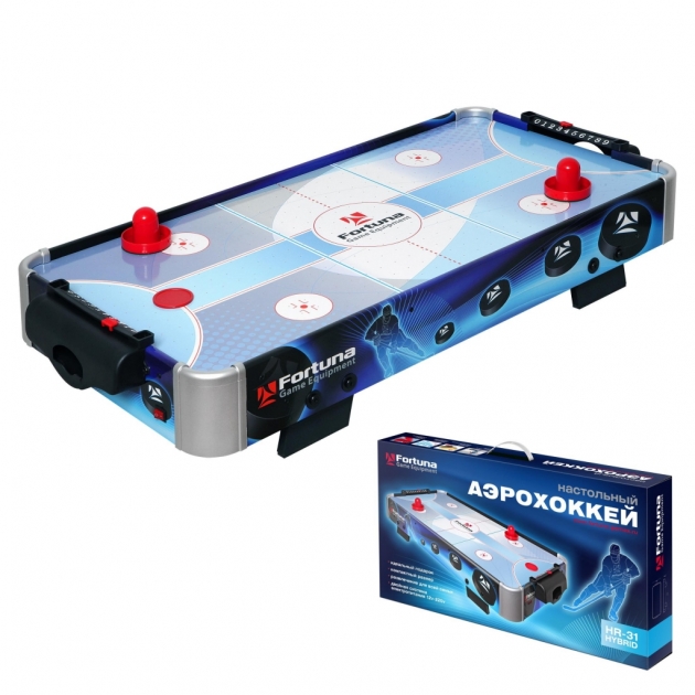 Настольная игра Fortuna аэрохоккей hr-31 blue ice hybrid 07748