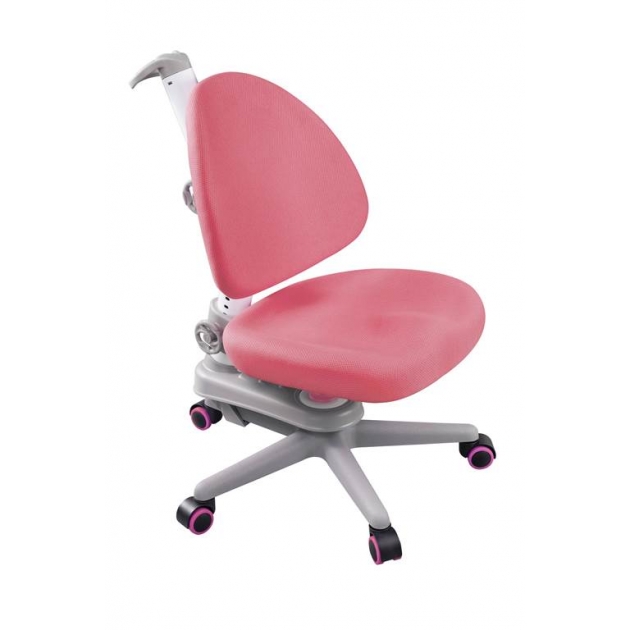 Детское кресло FunDesk SST10 серый розовый