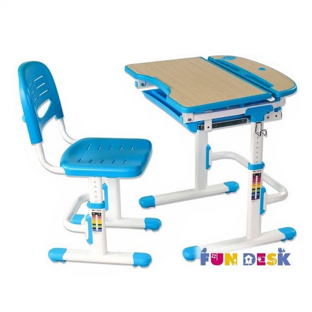 Комплект парта и стул FunDesk Sorriso Blue