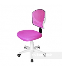 Регулируемое кресло Fundesk LST6 белый розовый