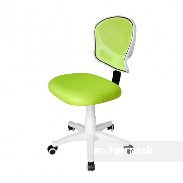 Регулируемое кресло Fundesk LST6 белый зеленый