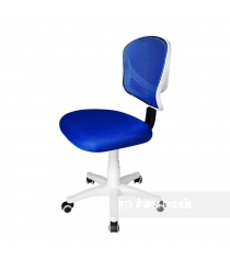 Регулируемое кресло Fundesk LST6 белый синий