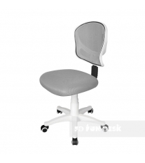 Регулируемое кресло Fundesk LST6 белый серый