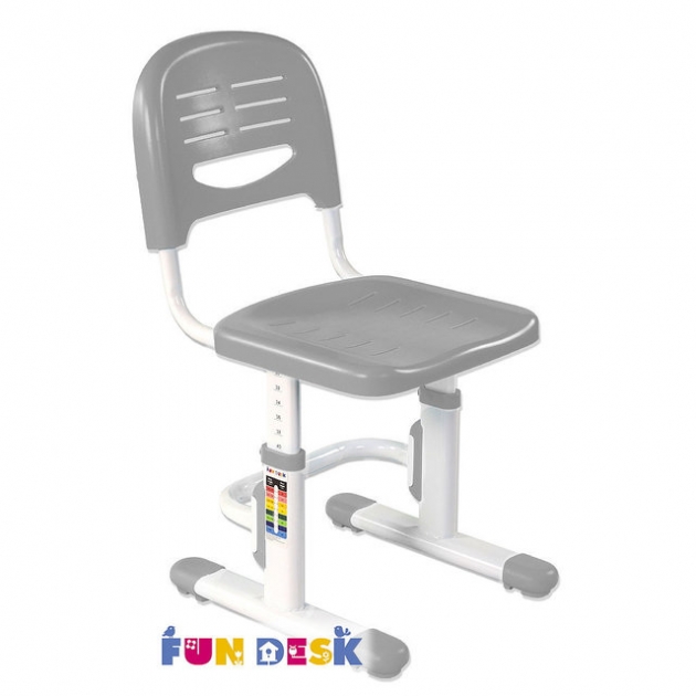 Детское кресло FunDesk SST3 серый белый