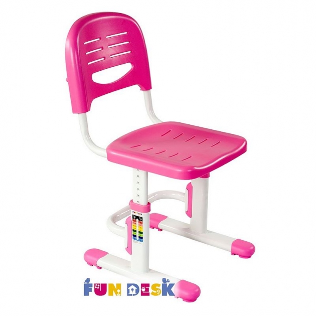 Детское кресло FunDesk SST3 розовый белый