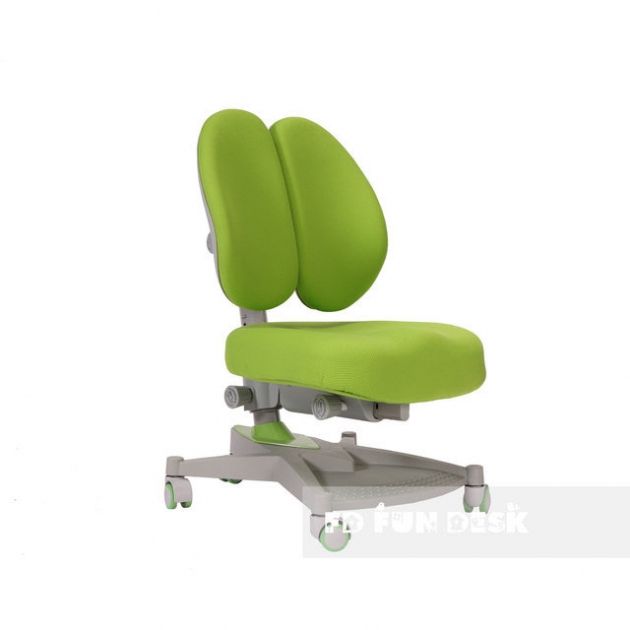 Ортопедическое кресло FunDesk Contento серый зеленый