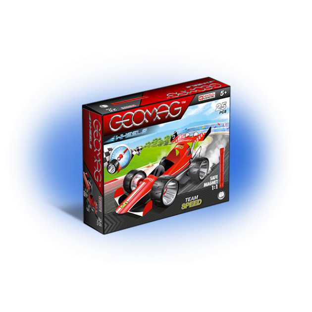 Магнитный конструктор Geomag 710 машина гоночная красная