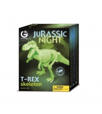 Сборная модель Geoworld Geoworld Jurassic Night Скелет Тираннозавра CL141K...