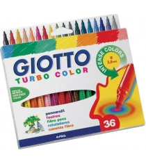 Фломастеры turbo color 36 цв Giotto 71600