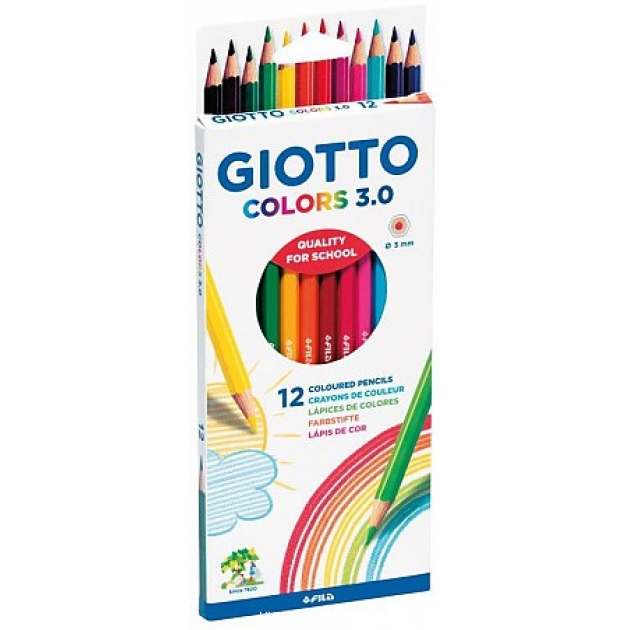 Карандаши деревянные 12 цветов Giotto 276600