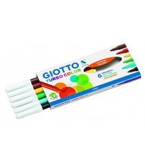 Фломастеры turbo color6 цветов Giotto 415000