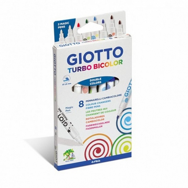 Фломастеры turbo bicolor Giotto 423400