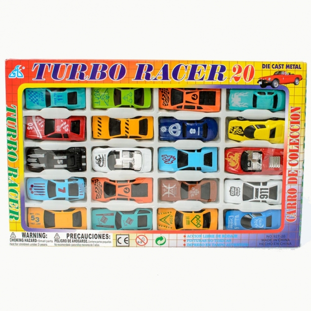 Набор металлических машинок turbo racer 20 шт Global Way Shares Ltd 927-20