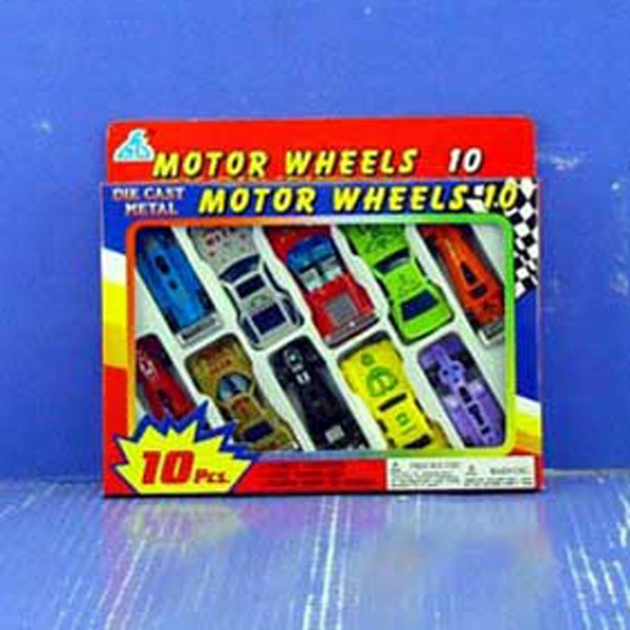Набор из 10 машин motor wheels 1:64 Global Way Shares Ltd G100-H36040