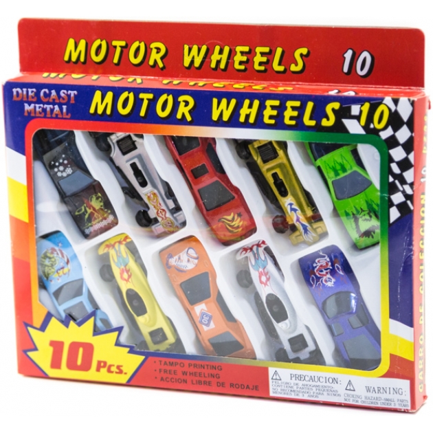 Набор машинок motor wheels 10 шт Global Way Shares Ltd L856-H36004