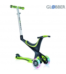 Самокат Globber evo 5 in 1 с 3 светящимися колесами green 6678...