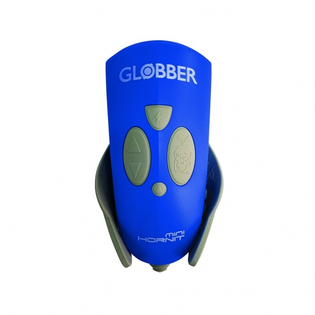 Звонок фонарик Globber для самокатов mini hornit 25 мелодий navy blue 6711