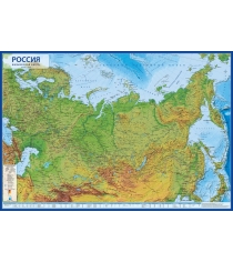 Карта Globen кн054 россия физическая 1 7 5