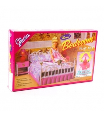Набор мебели для кукол спальня свет Gloria 99001