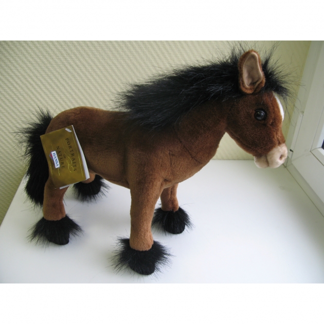 Мягкая игрушка Hansa пони коричневый 36 см 3401