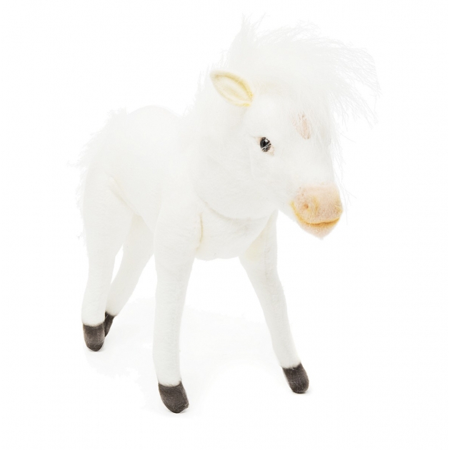 Hansa лошадь белая 32 см 3753