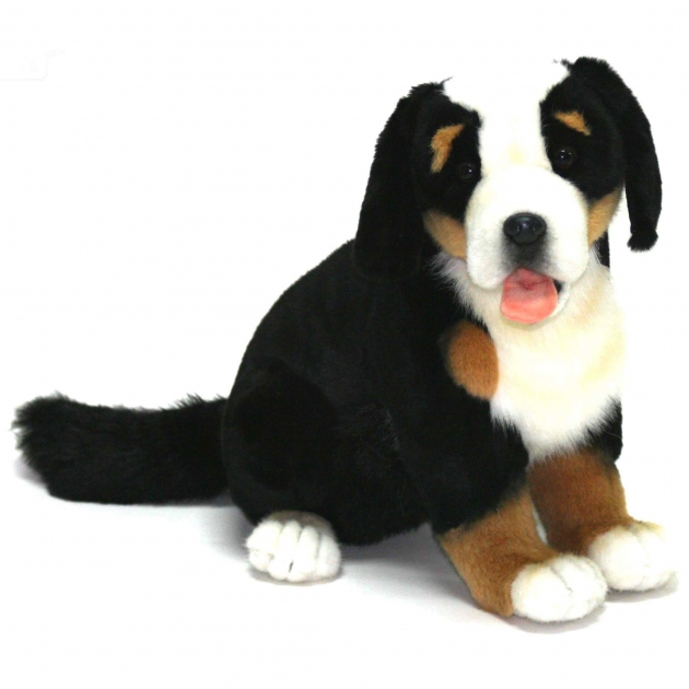 Мягкая игрушка Hansa щенок породы зенненхунд 34 см 3997