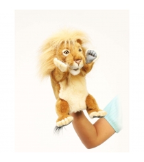 Hansa лев игрушка на руку 28 см 4041