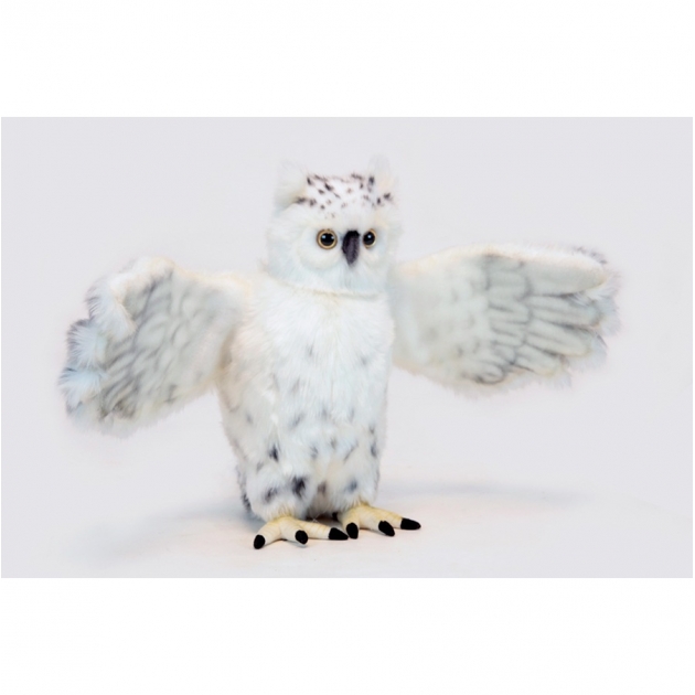 Мягкая игрушка Hansa сова белая летящая 60 см 6398